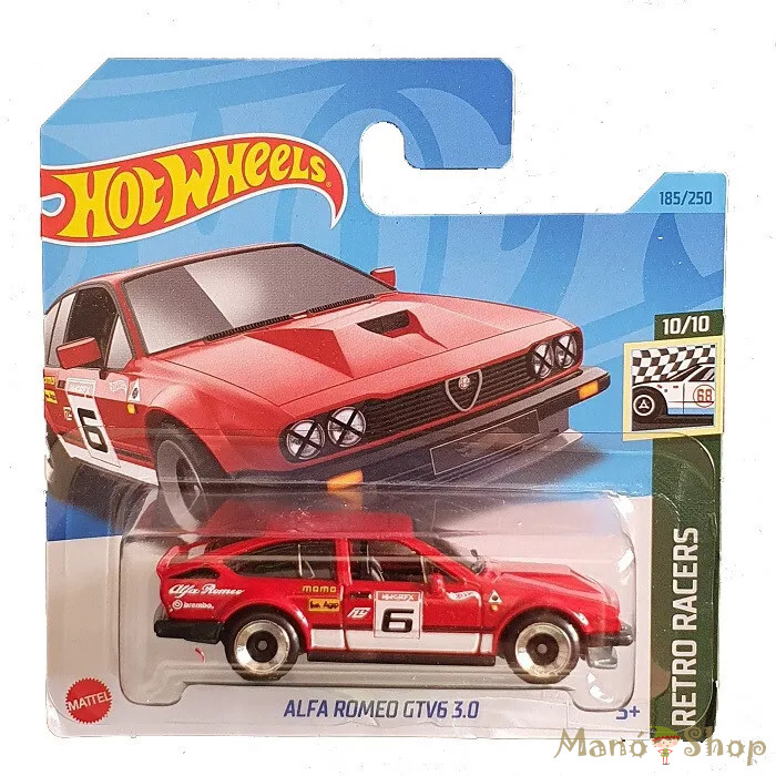 Hot Wheels Retro Racers Alfa Romeo Gtv Man Shop W