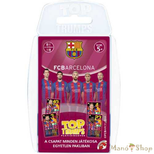 FC Barcelona Top Trumps kártyajáték