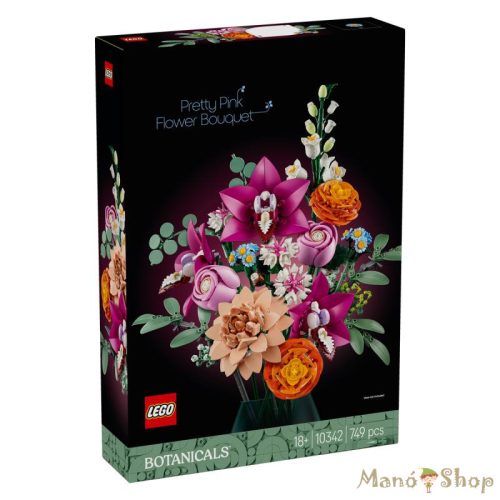 LEGO® The Botanical Collection - Rózsaszín virágcsokor (10342)