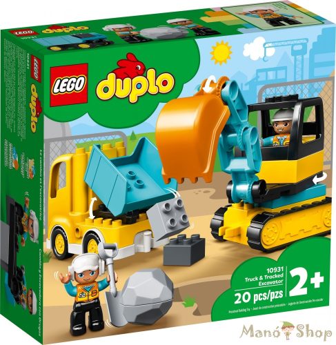 LEGO Duplo Teherautó és lánctalpas exkavátor 10931