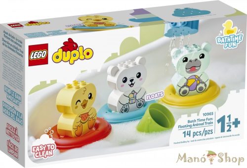 LEGO Duplo - Vidám fürdetéshez: úszó állatos vonat 10965