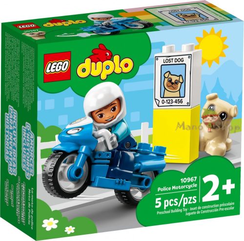 LEGO Duplo - Rendőrségi motorkerékpár 10967