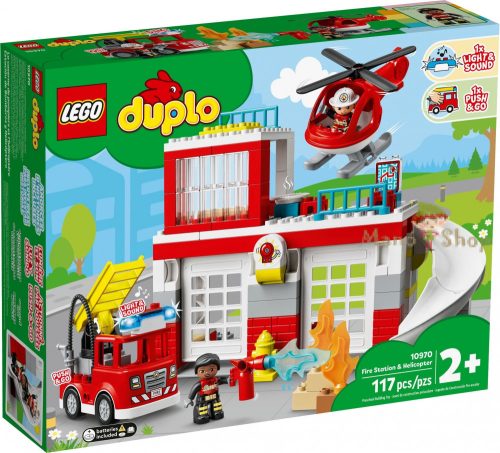 LEGO Duplo - Tűzoltóállomás és helikopter 10970