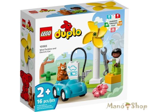 LEGO® Duplo - Szélturbina és elektromos autó 10985