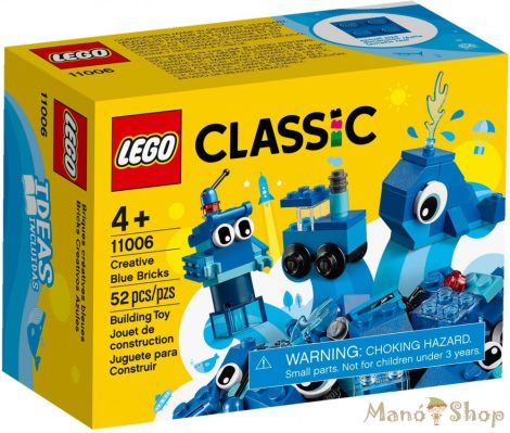 LEGO Classic Kreatív kék kockák 11006