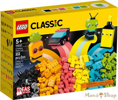 LEGO Classic - Kreatív neon kockák