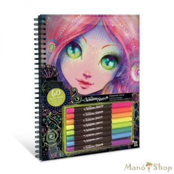 Nebulous Stars Fekete alapú színezőfüzet