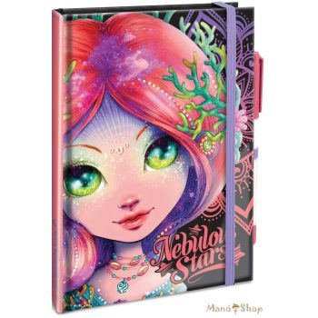   Nebulous Stars - Vonalas Jegyzetfüzet fekete lapokkal+toll - Coralia