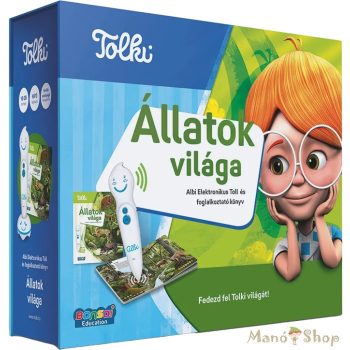   TOLKI Interaktív foglalkoztató könyv - készletben Állatok Világa