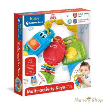 Clementoni Baby - Elektromos kulcscsomó (17471)