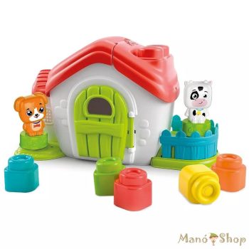   Clementoni Clamy Soft - Fejlesztő farm építőkockákkal (sérült csomagolás)