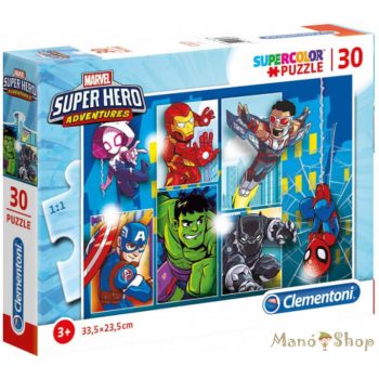   Clementoni - SuperColor - Marvel - Szuperhősök 30 db-os Puzzle