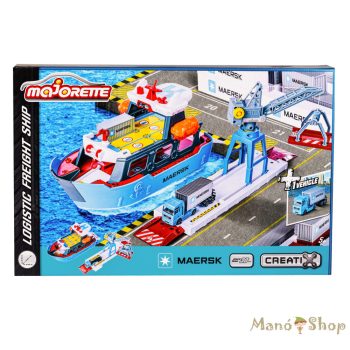 Majorette - Teherszállító hajó + 1 jármű MAERSK