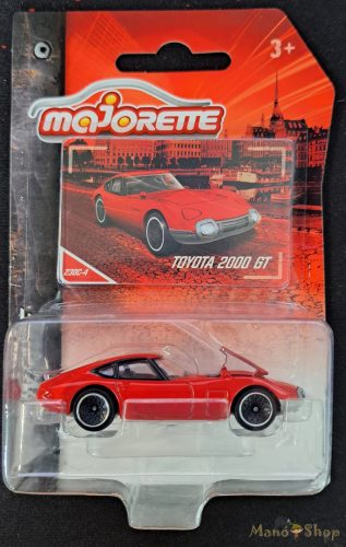 Majorette: Vintage: Toyota 2000 GT piros kisautó