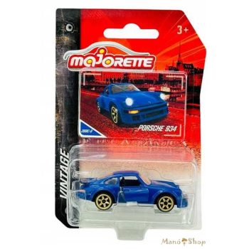 Majorette: Vintage: Porsche 934 kék kisautó