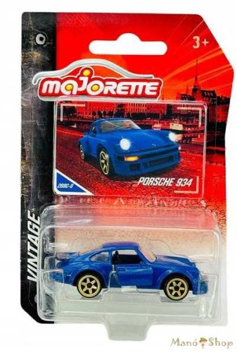 Majorette: Vintage: Porsche 934 kék kisautó