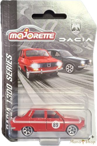 Majorette: Dacia 1300 piros versenyautó (89) kisautó