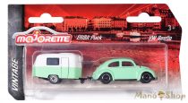 Majorette - Vintage - VW Beetle & Eriba Puck