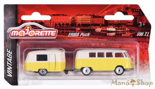 Majorette - Vintage - VW T1 & Eriba Puck