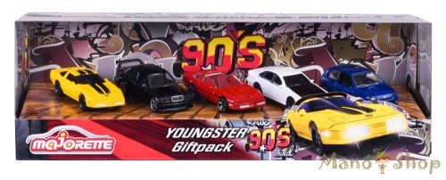 Majorette - Youngster 90's 5 db-os kisautó ajándékszett
