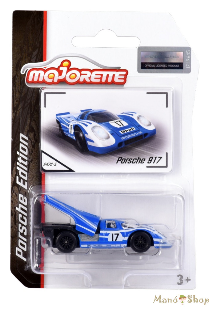 Majorette Porsche Edition Deluxe – Série Complète De 6 Véhicules 1:64 – Neuf