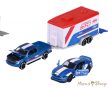 Majorette - Race Trailer - Ford F-150 Raptor + Mustang GT