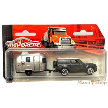  Majorette - Trailer - Land Rover Defender 90 / Airstream Sport 16