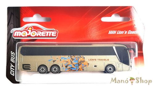 Majorette - City Bus - MAN Lion's Coach L (arany)