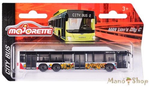 Majorette - City Bus - MAN Lion's City C (Fehér)