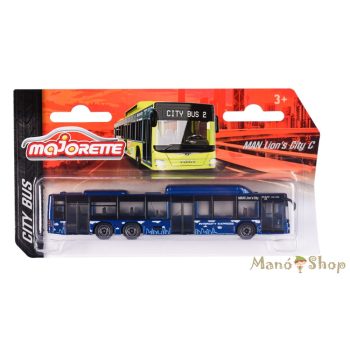 Majorette - City Bus - MAN Lion's City C (kék)