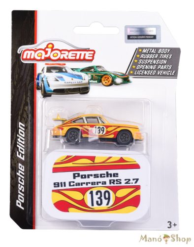 Majorette - Porsche Edition Deluxe - Porsche 911 Carrera RS 2.7