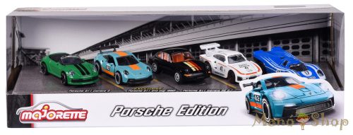 Majorette - Porsche Edition 5 db-os kisautó ajándékszett