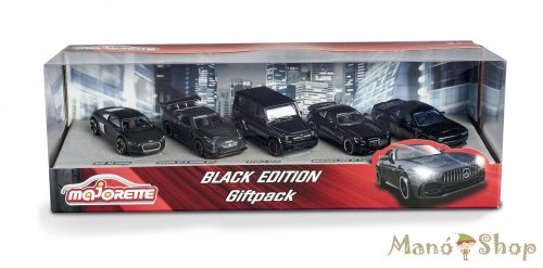 Majorette - Black Edition 5 db-os kisautó ajándékszett