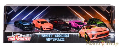 Majorette - Light Racer 5 db-os kisautó ajándékszett