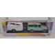 Majorette: Pink Drivez Trailer: Land Rover Defender 110 + Horse Carrier