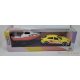 Majorette: Pink Drivez Trailer: Porsche Panamera Turbo + Boat Trailer