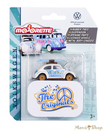 Majorette - VW The Originals Deluxe Cars - Volkswagen Beetle