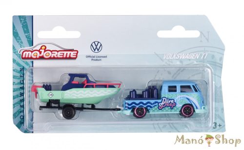 Majorette - VW The Originals Trailers - Volkswagen T1 (Dive)