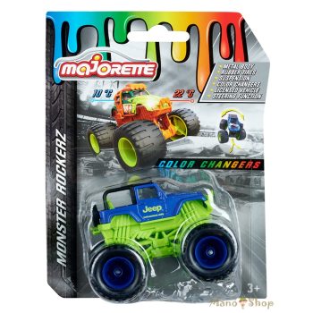 Majorette - Monster Rockerz - Jeep Wrangler - Colour Change