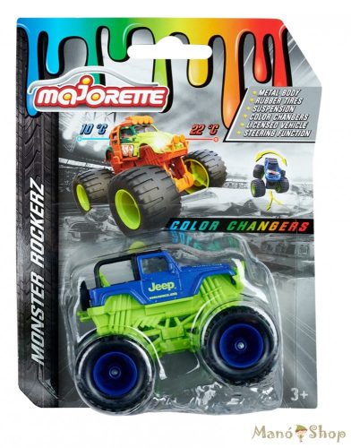 Majorette - Monster Rockerz - Jeep Wrangler Colour Change