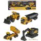 Majorette : Volvo Construction 4 darabos munkagép ajándékszett (Volvo Construction 4 Pieces Giftpack)