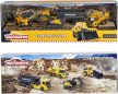 Majorette : Volvo Construction 4 darabos munkagép ajándékszett (Volvo Construction 4 Pieces Giftpack)