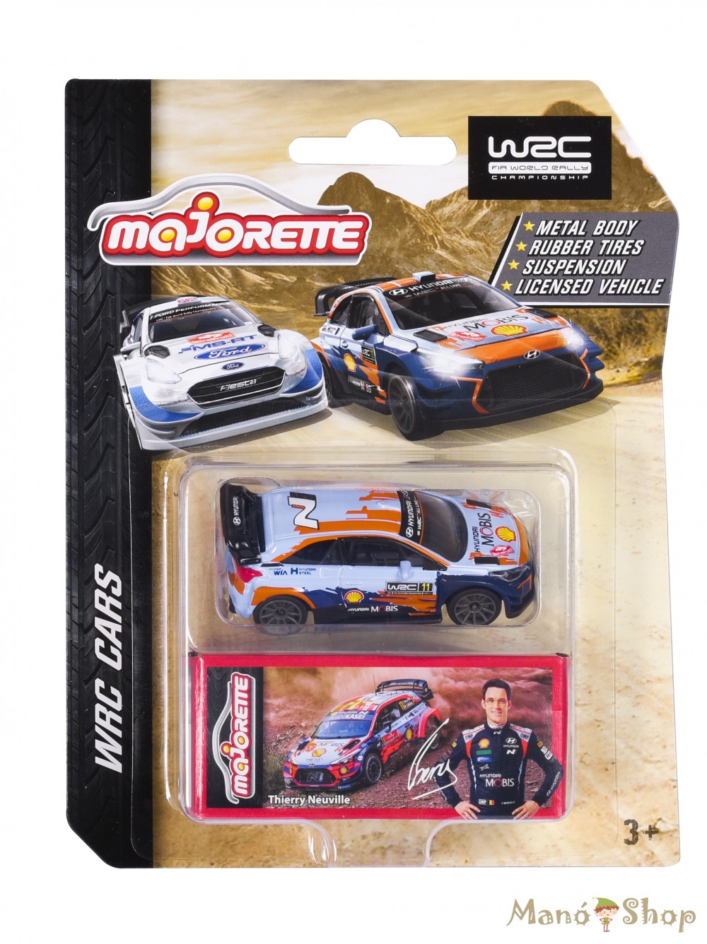 Majorette - WRC Cars - Hyundai i20 WRC - ManóShop webáruház