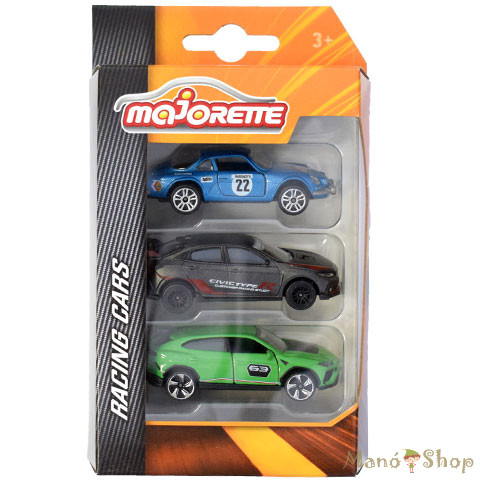 Majorette - Racing Cars - 3db-os kisautó szett