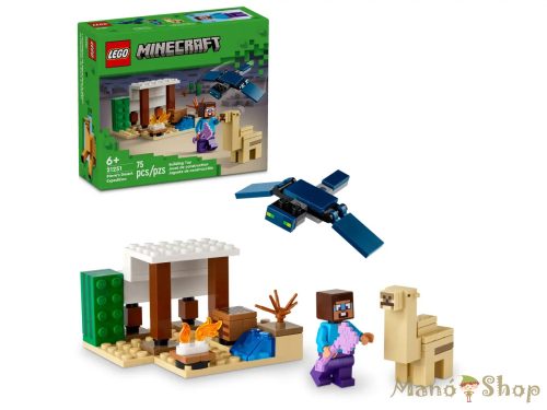 LEGO® Minecraft® - Steve sivatagi expedíciója