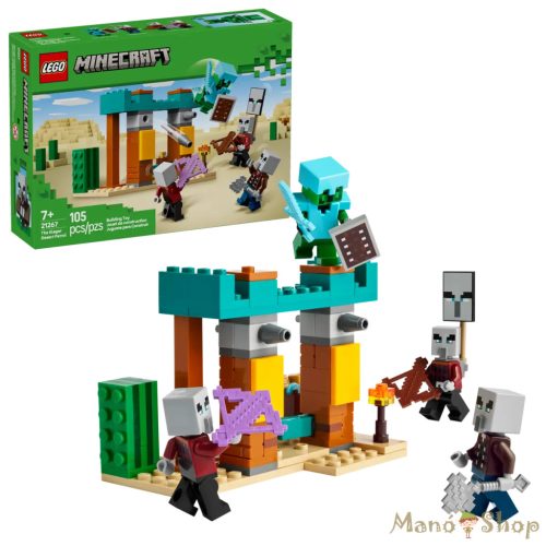 LEGO® Minecraft® - Illagerek őrjárata a sivatagban (21267)