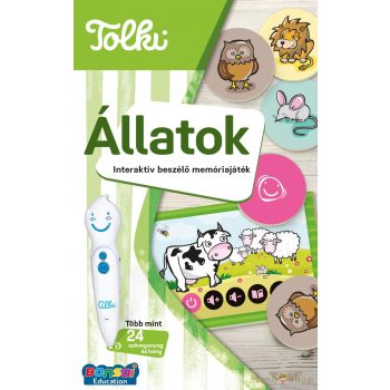 TOLKI Interaktív beszélő memória játék - Állatok