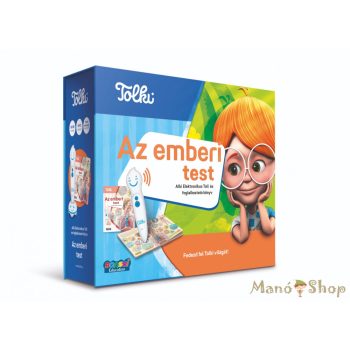   TOLKI Interaktív foglalkoztató könyv - készletben Az emberi test