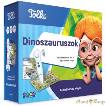   TOLKI Interaktív foglalkoztató könyv - készletben Dinoszauruszok 