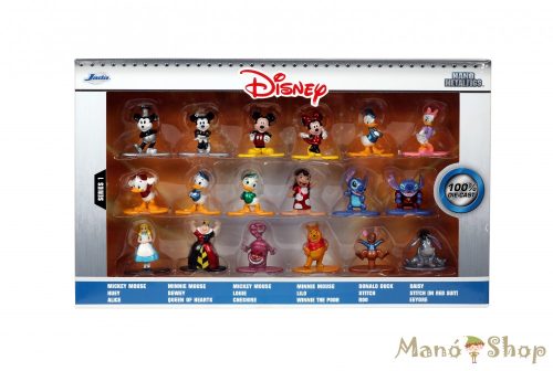 Nano Metalfigs - Disney mese figurák 18 db-os series 1 - Jada Toys